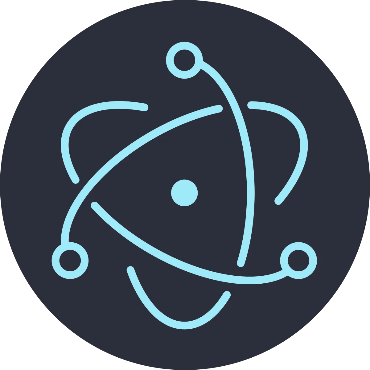 Electron.js logo